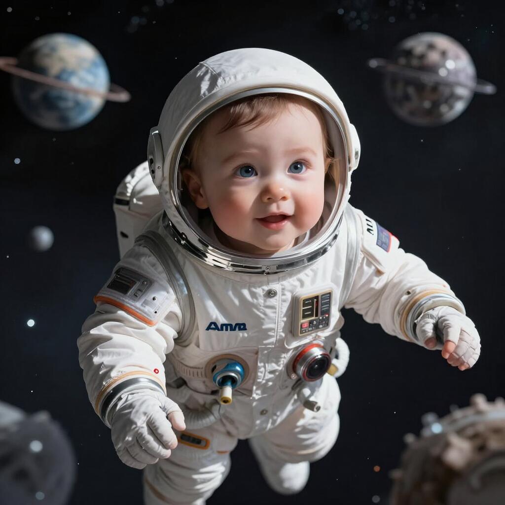 Baby astronaut